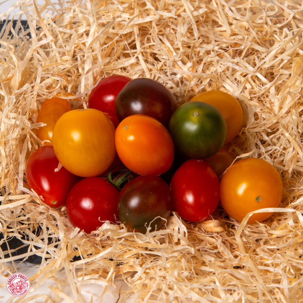 Tomates cerises multicolores Franaises