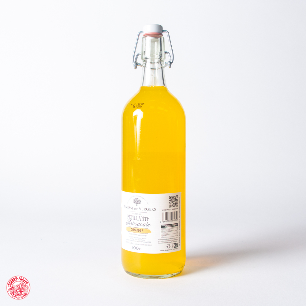 Limonade Orange Boisson Pétillante (1litre)